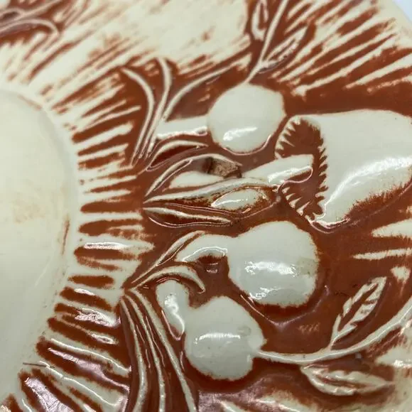 Vintage Arnels mushroom Large Soup bowl and Serving‎ Plate Rare color 1970s - Picture 11 of 11